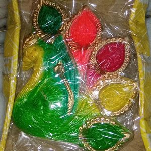 Peacock Shape Diya Diwali