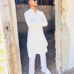 Men Chikankari Kurta