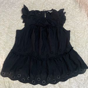 Korean Style Cute Black Top