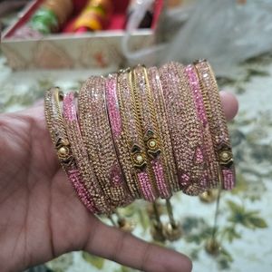 Party Wear Stone Bangles