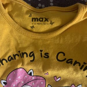 Max Brand Tshirt Shorts Set For Kid