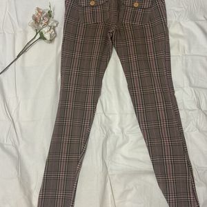 Academia Aesthetic Checkered Pants