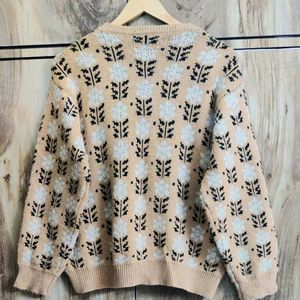 Light Brown Sweater Size-38