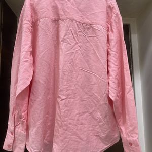 Pink Linen Shirt