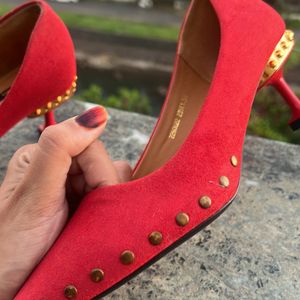 Hot Red Sweatleather Pumps!❤️