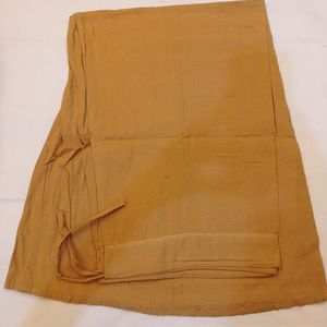 Synthetic Saree With Stitched Paticoat And Blouse