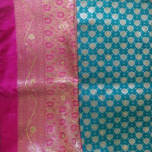 Most Beautiful Wedding Saree With Designar Blause