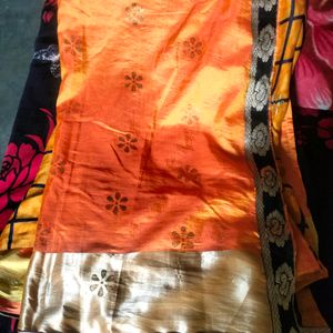 New Saree And Blouse Stitched