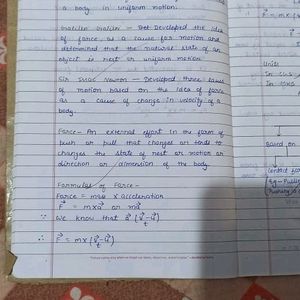 Class 9 Science Notes