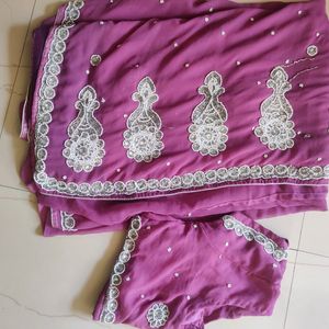 Designer Heavy Saree With Blouse