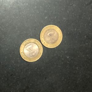 Old Ten Rupees Coins(2014 & 2015)