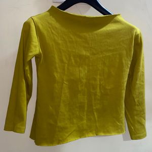 Mustard Stretchable Top