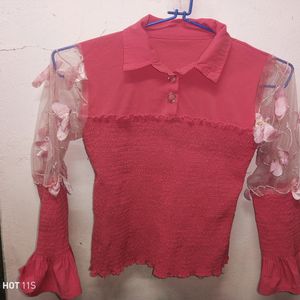 Stretchable Royal Peach Top