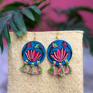 Hand Painted Earrings.