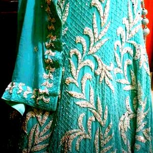 Beautiful sky blue lehenga