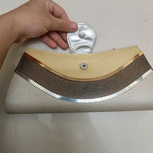 Preety Hand Clutch With Chain For Women.