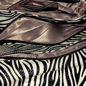 Imported Zebra Print Sling