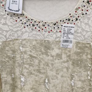 Trendy New Cream Top For Women