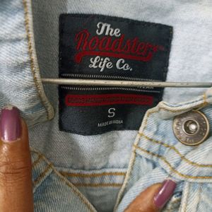 Women Blue Denim Jacket