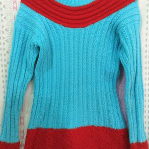 Hand- Knitted Woolen Sweater 🦋