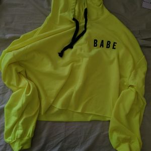 New BABE Shein Hoodie Top