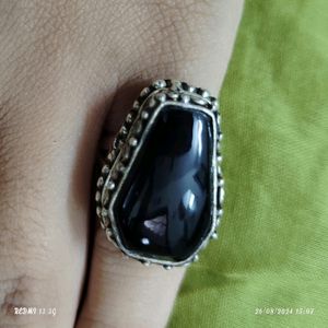 Black Stone Ring