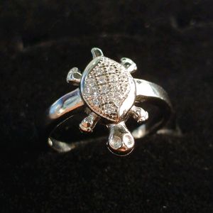 Pure SILVER Tortoise(Kachua) Ring 92.5