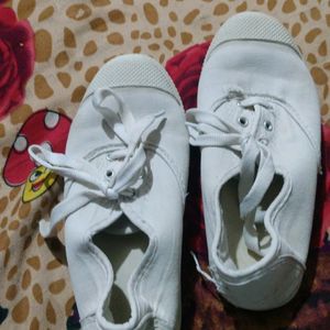 School Shoes White