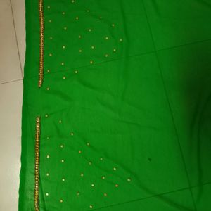 Saree Fully Worked With Blouse