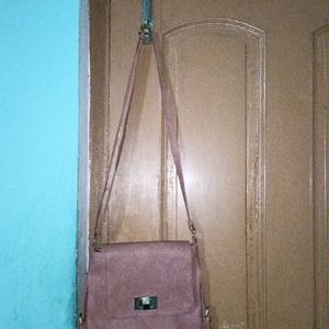 Sling Bag Peach Colour