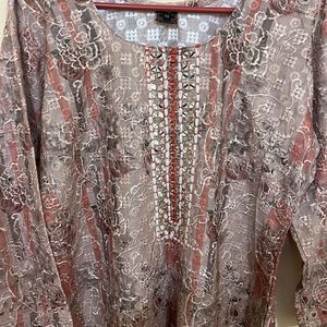 Pakistani Cotton Chickenkari Full Handwork