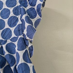 100% Silk Polka Top