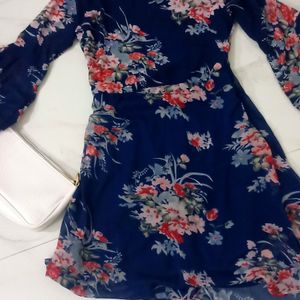 Blue Floral Dress