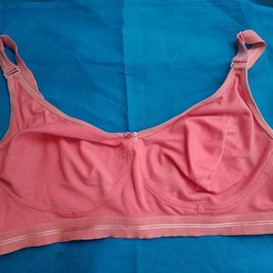 Coral Thick Strap Bra