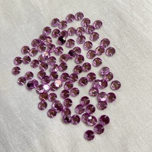 Lavender Circular Rhinestones