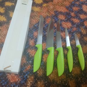 Kitchen Knife Set With Stand