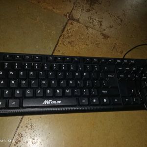 Wired Mouse With Keyboard