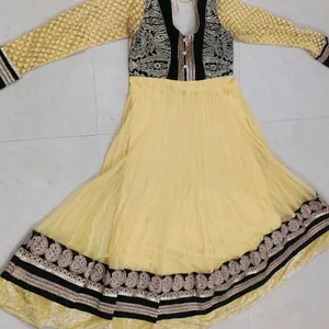 Yellow Anarkali