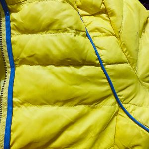 Winter Puffed Yellow Warm Jacket (sweater)