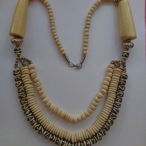 Elephant teeth jewellery sets.