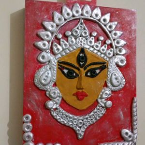 Maa Durga Lippan Art 🎨