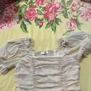 H&M Nude Color Top