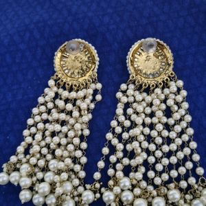 White Pearl Jhumka