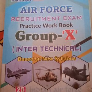 Air Force Recruitment Exam Practice Book Group X