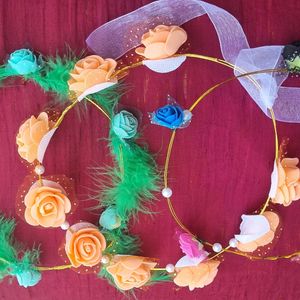 3 peace of Girl's/women  Flower Gracious Tiara/Cro