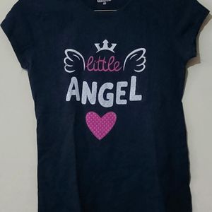 Navy blue Girls T-shirt