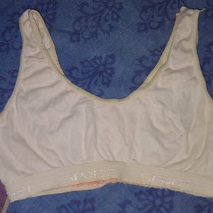 White Sports Bra