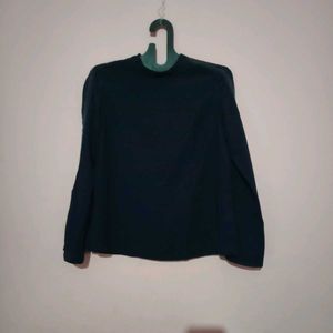 Blue Full Sleeves Top