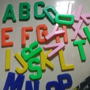 Big Size Plastic Alphabet A To Z. Children Love To Play And Learn