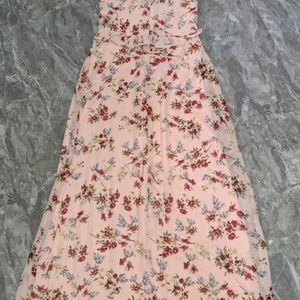 Peach Maxi Dress